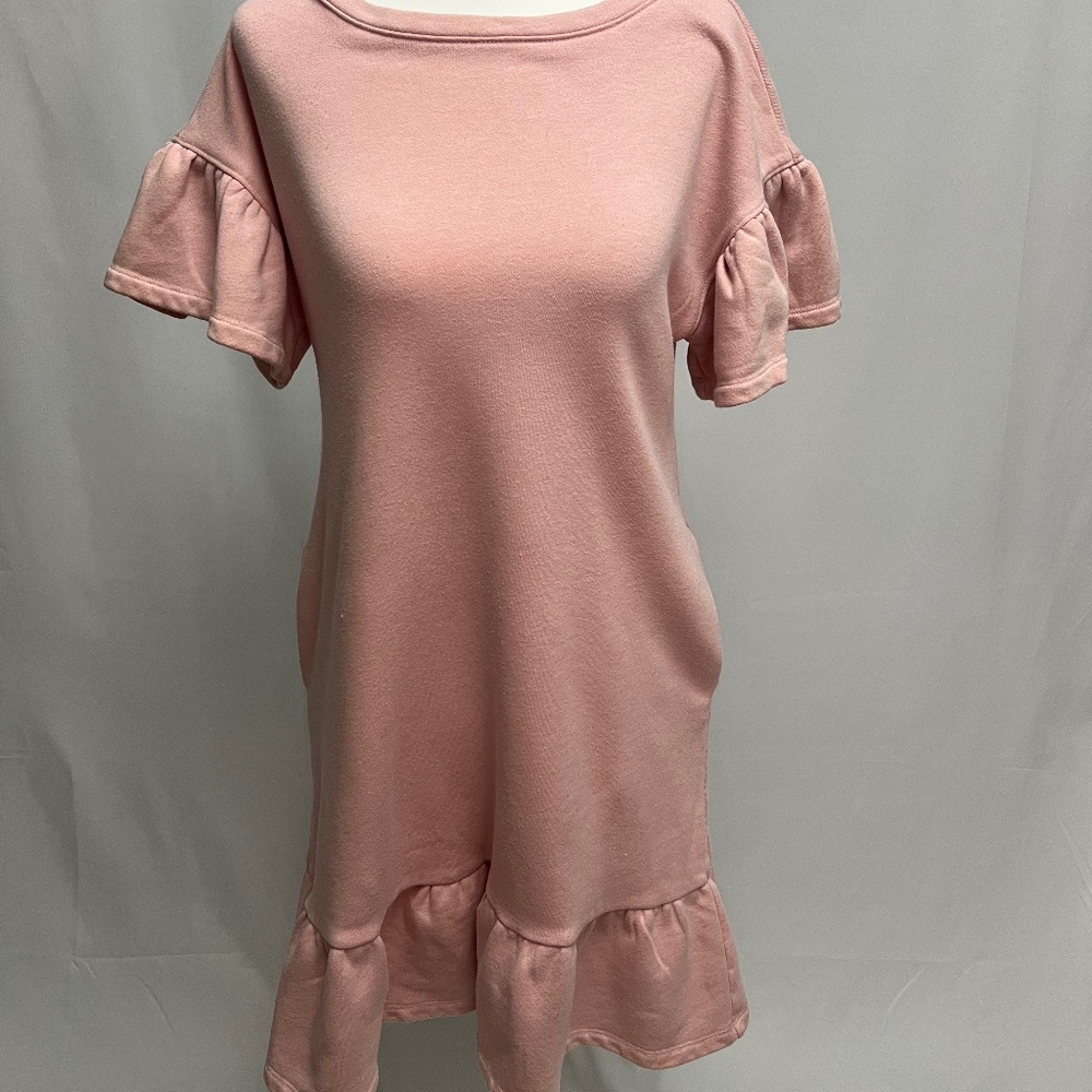 Loft Peplum Pink Dress